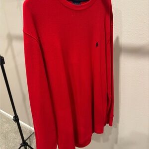 Ralph Lauren Vibrant Red Crewneck Sweater